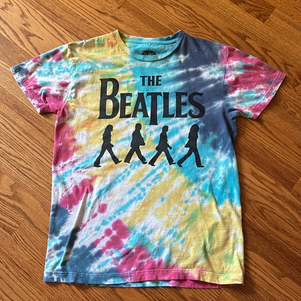 BEATLES Abbey Road Tie Dye T Shirt Small S for Men or Women